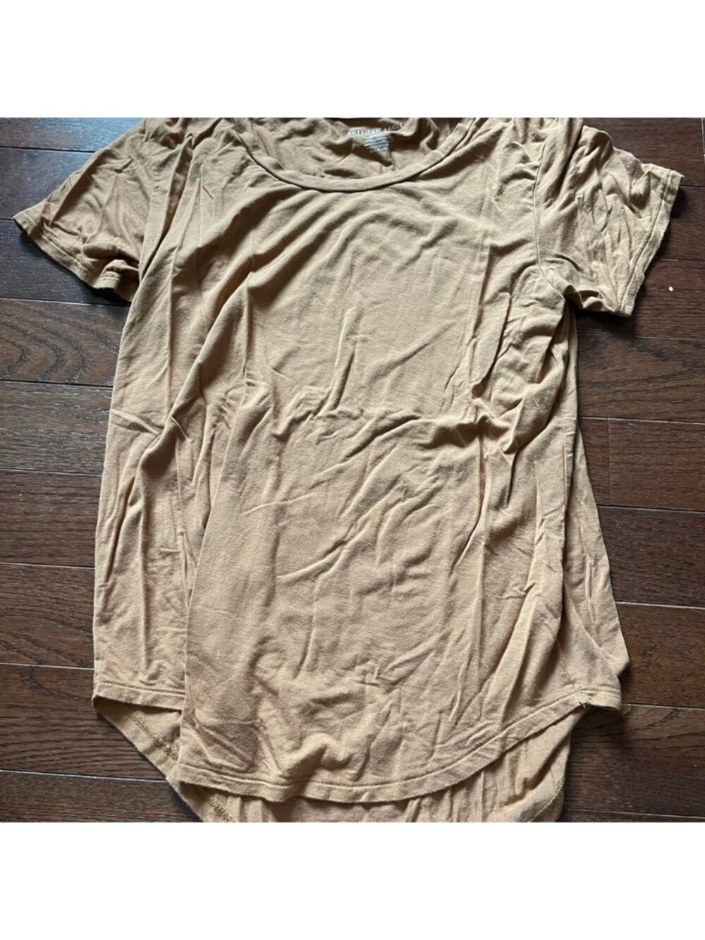 American Eagle Outfitters Tan Short Sleeve Tee